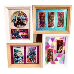 イナズマンと超人バロムワンのメンコの額装が懐かしい！！