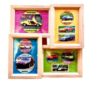 憧れのスーパーカーのメンコ！！額装！！限定1点！！