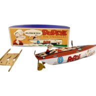 ポパイのブリキのスピードボート！！