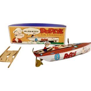 ポパイのブリキのスピードボート！！