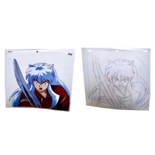 犬夜叉のセル画と原画（下絵）のセット 限定1点！