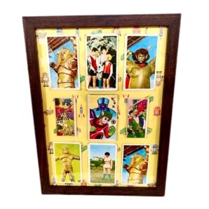 メンコ額装！マグマ大使&ビッグX！限定1点！