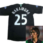 中村俊輔サイン入りサッカーシャツ 横浜Fマリノス25周年記念 中村俊輔直筆サイン入りユニフォーム