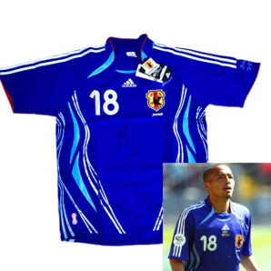 小野伸二 サイン入りユニフォーム・日本代表時代 夕刊フジW杯プレゼント当選品！限定1点！