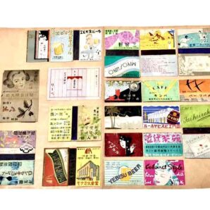 戦前 燐票 マッチラベル 喫茶店・カフェ・図案 限定1点