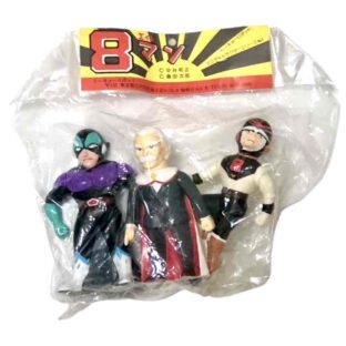 8マン・007・谷博士 ソフビ トーキョーロボット マンガキャラクターシリーズNo.1 限定1点！