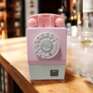 懐かしのレトロ缶❗️ピンク電話 チョコレート入り 限定1点