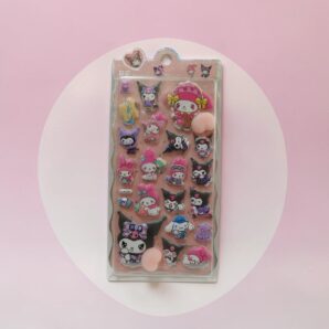 ぷっくりシール（B）マイメロディ・クロミ限定1点